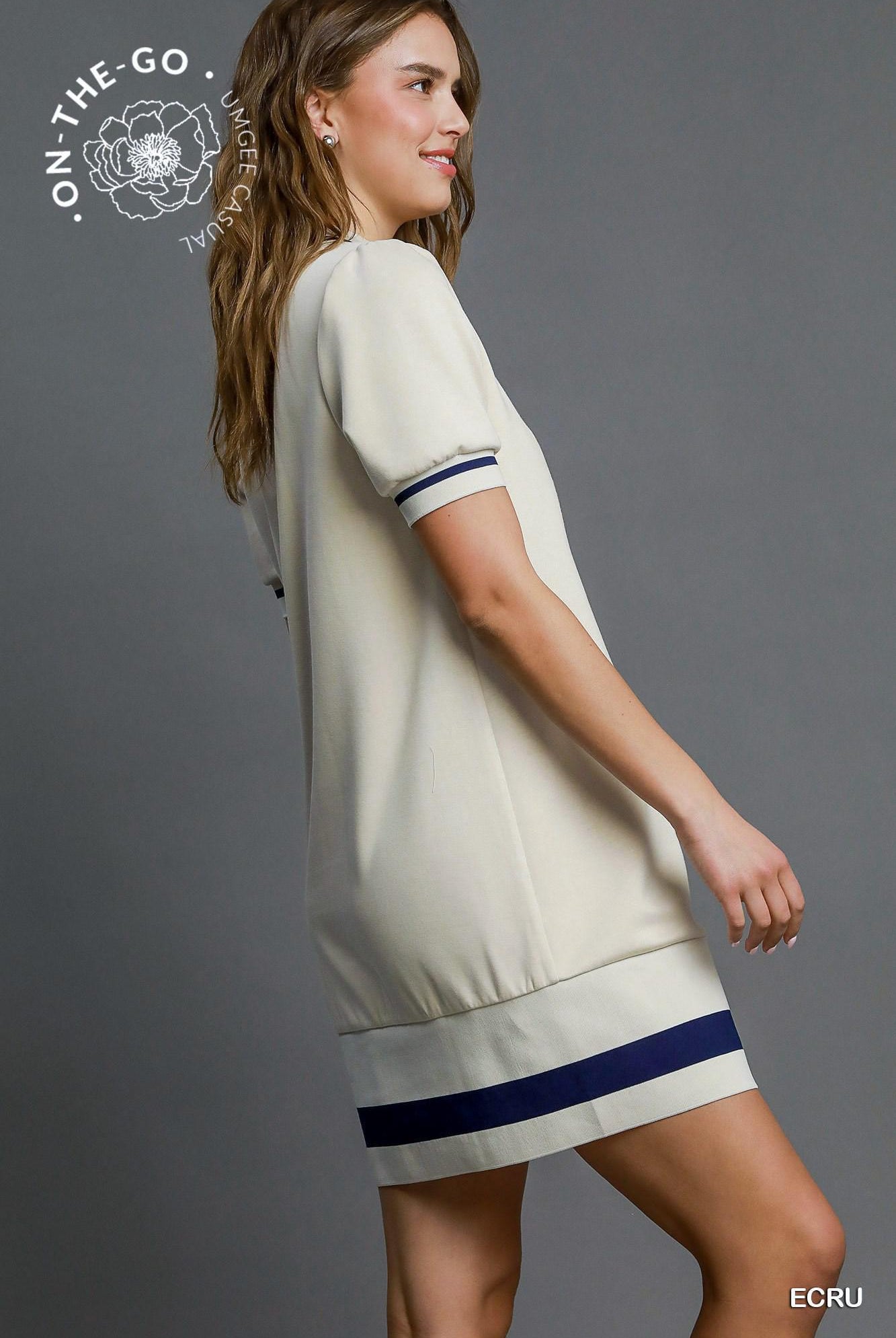 Umgee relaxed fit polo dress for summer
Boutique women’s resort chic dress Umgee, SIDE VIEW