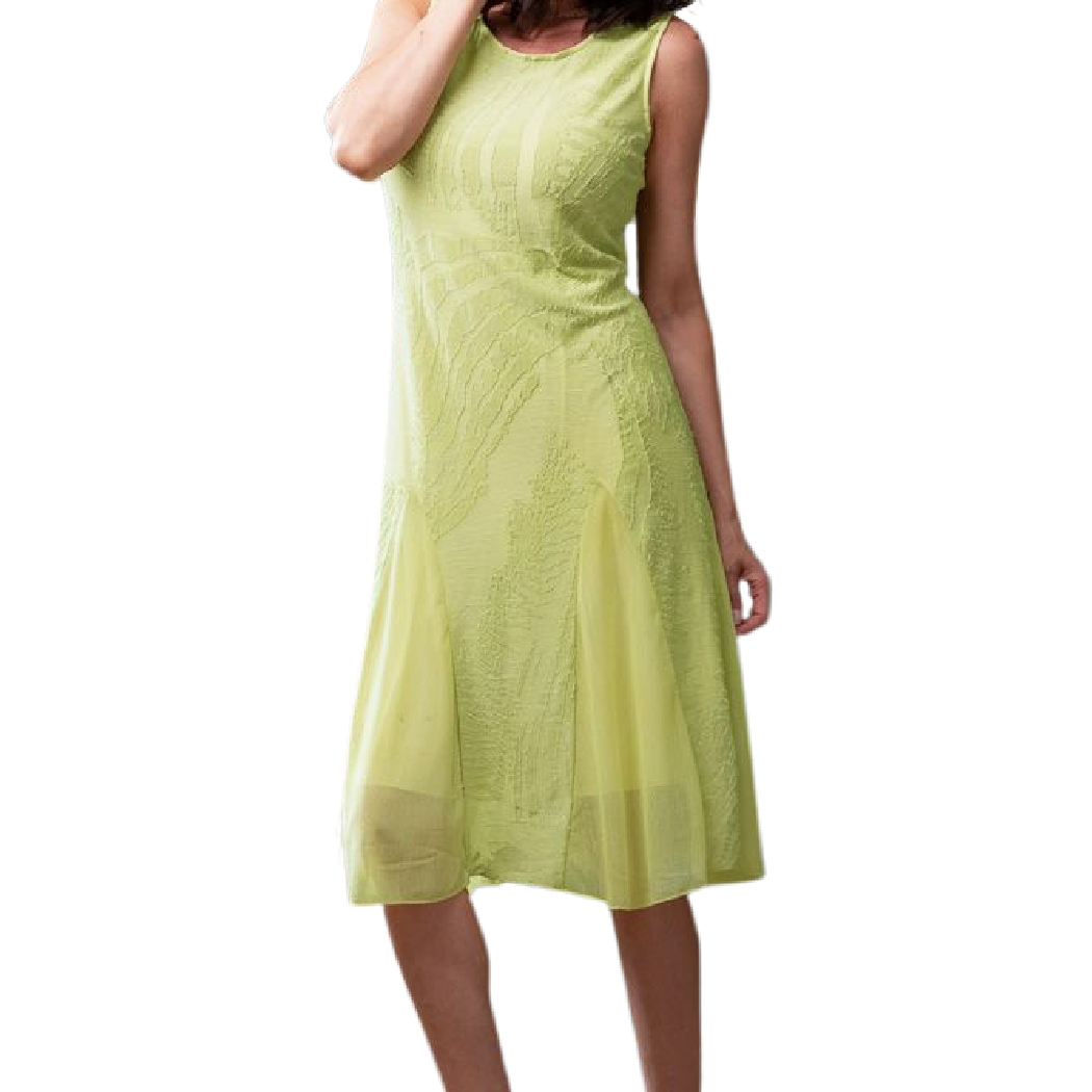 Citron Knit Mesh Sundress Petunias of Naples Citron Knit Mesh Sundress Petunias of Naples