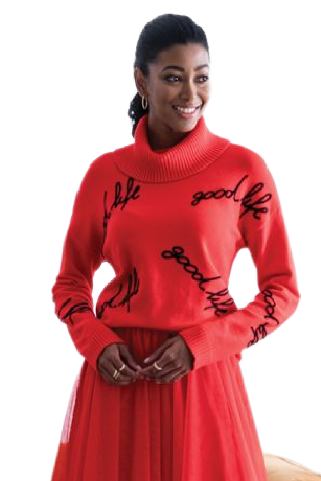 Good Life Sweater Petunias of Naples