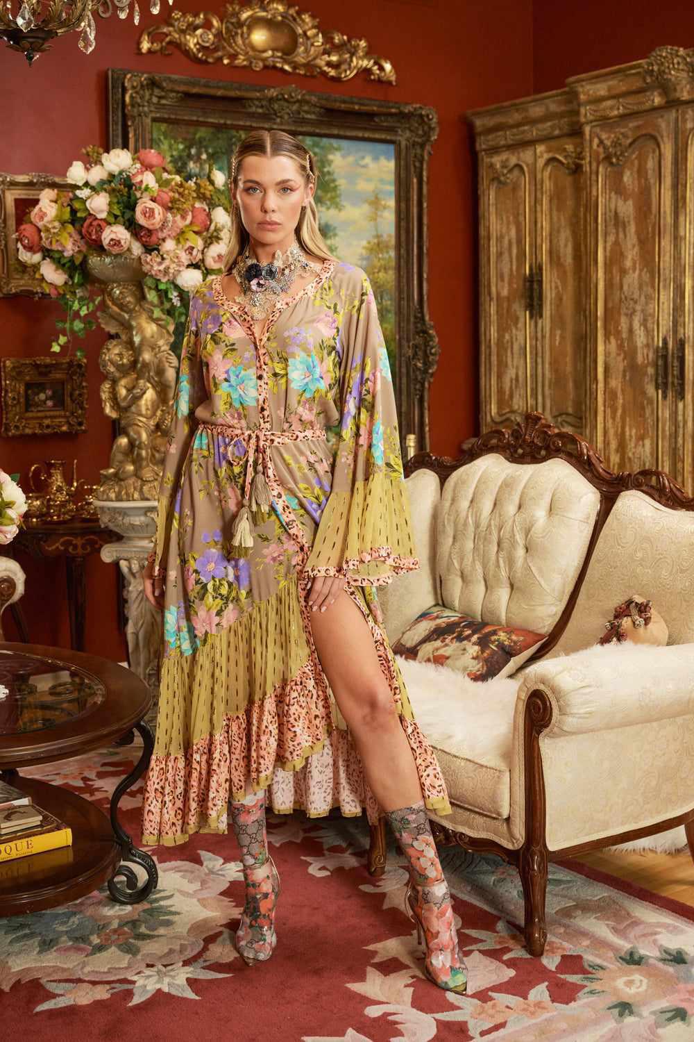 Autumn Floral Dress