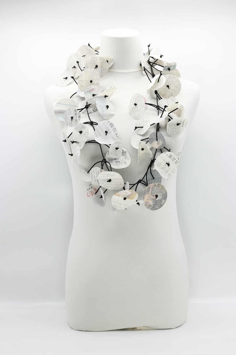 Black and White Necklace 
